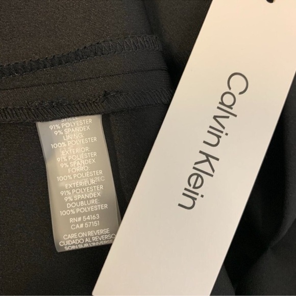 Calvin Klein Side Slit Sheath Dress - Picture 9 of 10